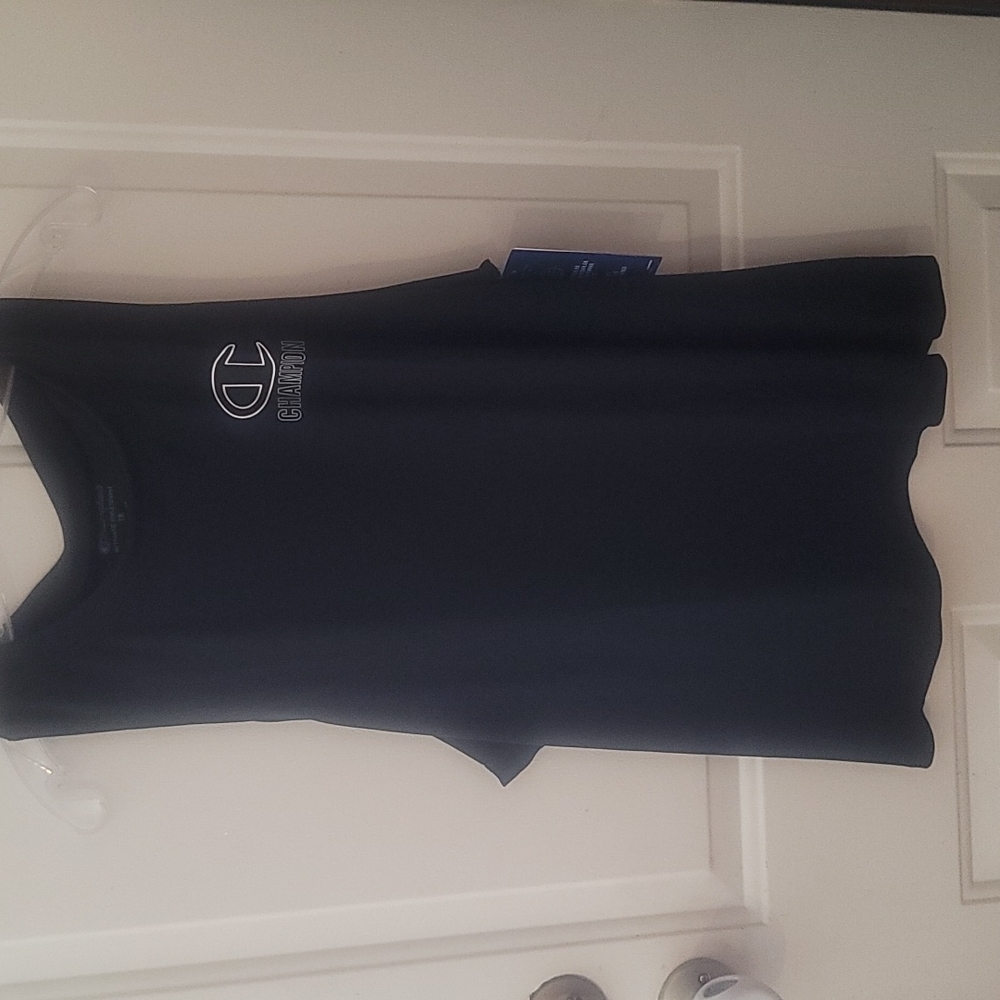 *FINAL* CHAMPION PLUS SIZE ABSOLUTE RACERBACK TANK: BLACK: NWT: SZ 1X